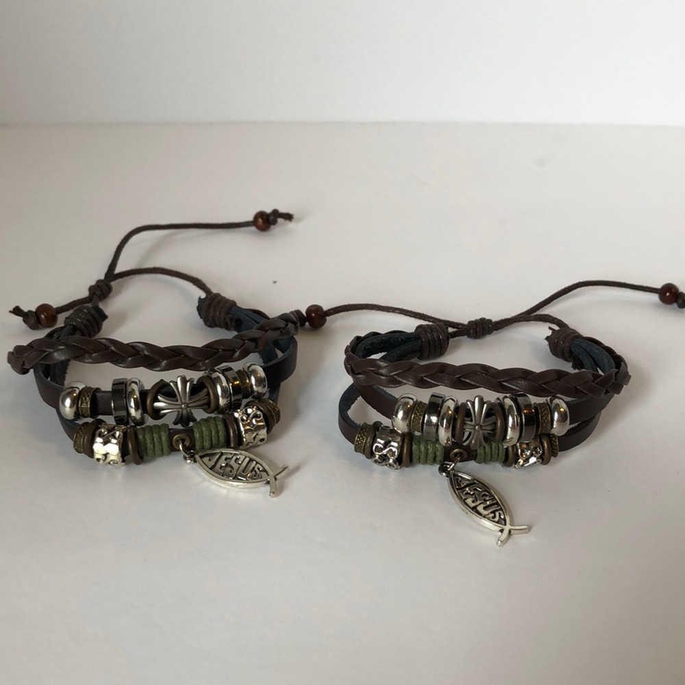2  Leather Bracelet's